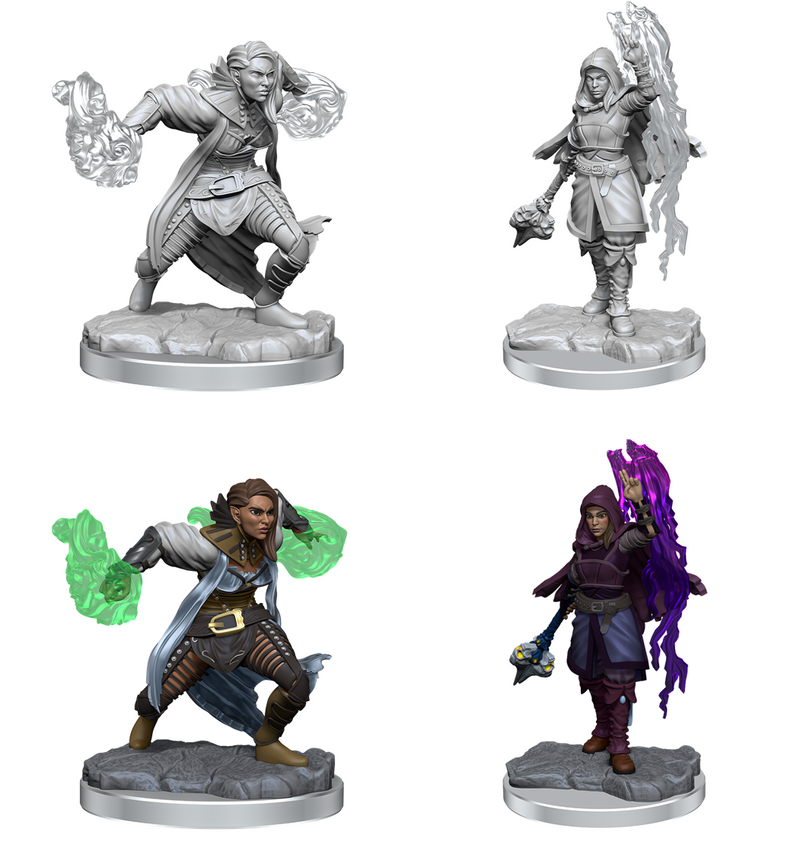 D&D Unpainted Minis WV20 Half-Elf Warlock