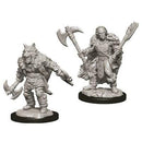 D&D Unpainted Minis WV9 Male Half-Orc Barbarian