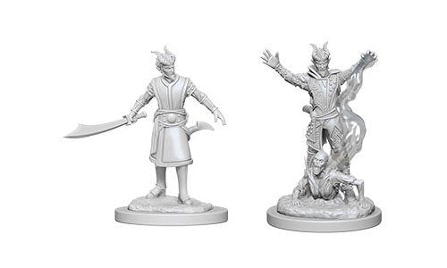 D&D Unpainted Minis WV6 Male Tiefling Warlock