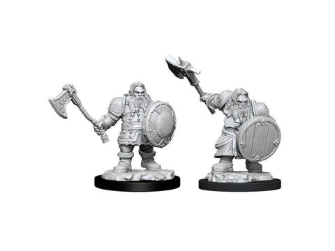 D&D Unpainted Minis WV11 Male Dwarf Fighter