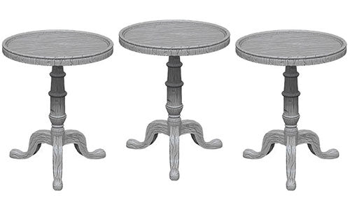 WizKids Unpainted Minis WV5 Small Round Tables
