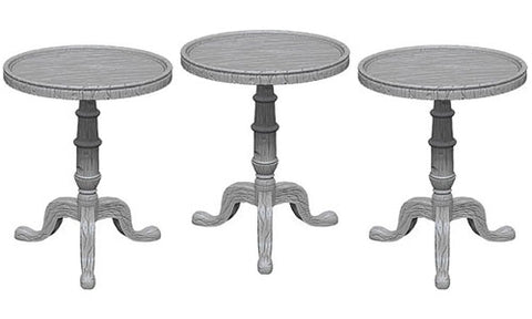 WizKids Unpainted Minis WV5 Small Round Tables