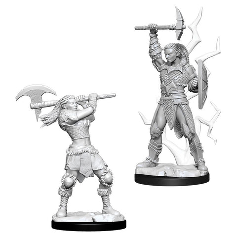D&D Unpainted Minis WV10 Female Goliath Barbarian